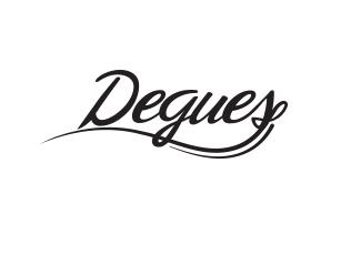 Degues字体标志logo设计，品牌vi设计