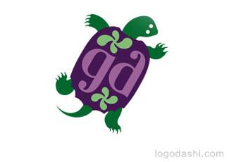 GD鳄龟标志logo设计，品牌vi设计