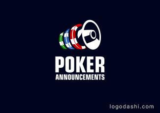 POKER标识标志logo设计，品牌vi设计
