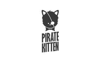 海盗小猫标志logo设计，品牌vi设计