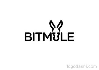BITMULE标志标志logo设计，品牌vi设计