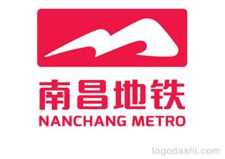 南昌地铁标志logo设计，品牌vi设计