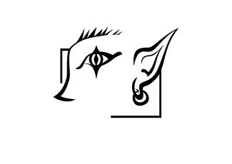 精灵漫画标志logo设计，品牌vi设计
