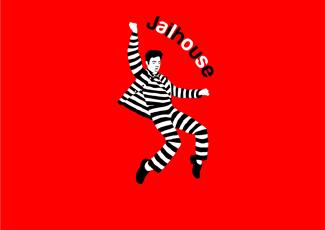 摇滚犯人标志logo设计，品牌vi设计