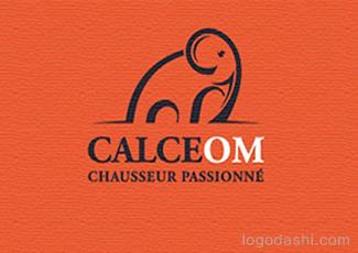 calceom标志logo设计，品牌vi设计