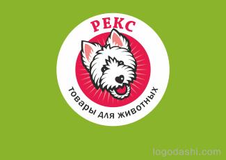 REKS宠物美容店标志logo设计，品牌vi设计