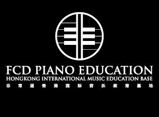 非常道香港国际音乐教育基地标志logo设计，品牌vi设计