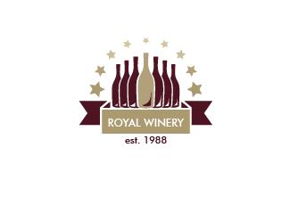 皇家酒吧logo标志logo设计，品牌vi设计