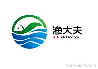 盐城渔大夫商标标志logo设计，品牌vi设计