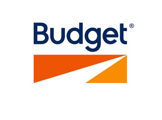 Budget汽车租凭标志logo设计，品牌vi设计