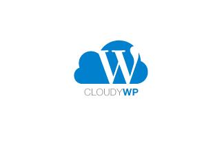 CloudyWP标志logo设计，品牌vi设计