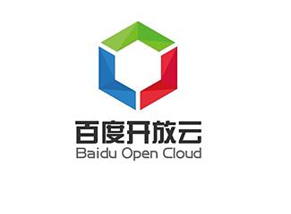 百度开放云logo标志logo设计，品牌vi设计