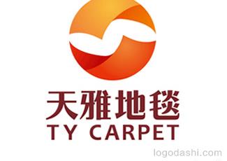 天雅地毯标志logo设计，品牌vi设计