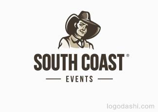 南海岸活动商标标志logo设计，品牌vi设计