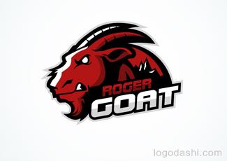 山羊吉祥物标志logo设计，品牌vi设计