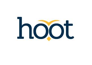 hoot标志标志logo设计，品牌vi设计